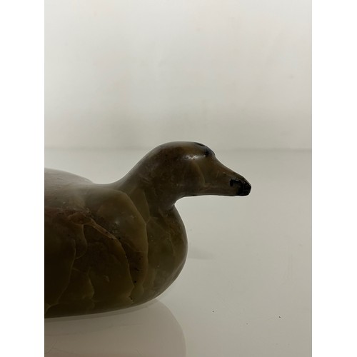 7 - C20th British Art, a carved stone bird by contemporary sculptor Nicola Beattie, 25 cm long

This lot... 