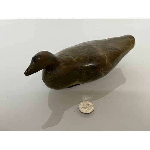 7 - C20th British Art, a carved stone bird by contemporary sculptor Nicola Beattie, 25 cm long

This lot... 