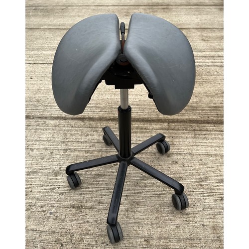 13 - Mid century furniture, a Berkel saddle style stool.

This lot is collection only