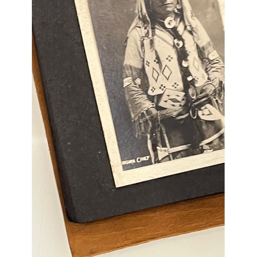 25 - Leather covered photograph album of North American Indians.

This lot is available for in-house ship... 