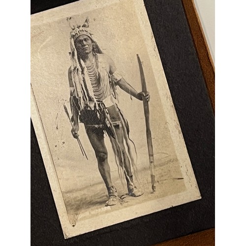 25 - Leather covered photograph album of North American Indians.

This lot is available for in-house ship... 