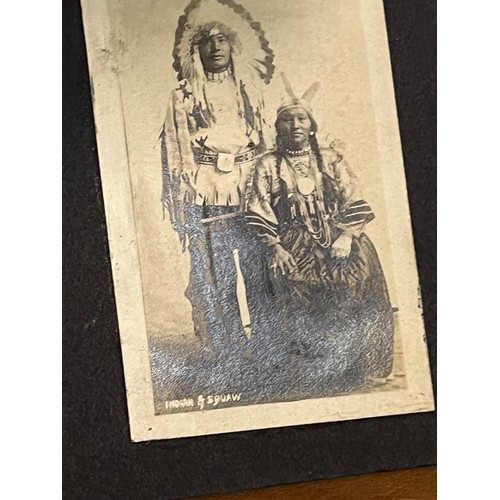 25 - Leather covered photograph album of North American Indians.

This lot is available for in-house ship... 