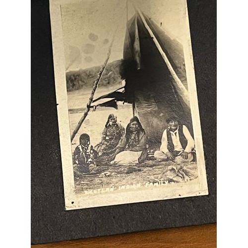 25 - Leather covered photograph album of North American Indians.

This lot is available for in-house ship... 