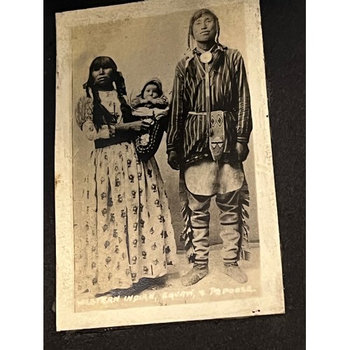 25 - Leather covered photograph album of North American Indians.

This lot is available for in-house ship... 