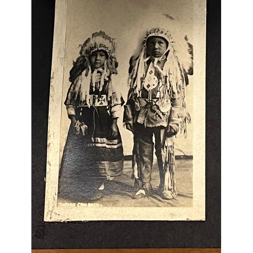 25 - Leather covered photograph album of North American Indians.

This lot is available for in-house ship... 