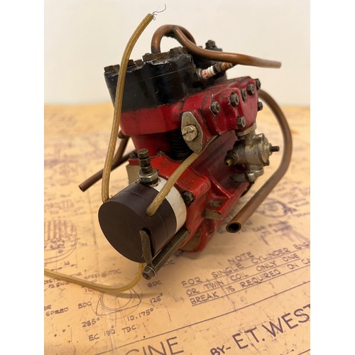 26 - Model Engineering, a vintage boat power unit. A 1950’s two cylinder Seagull Engine designed by Edgar... 