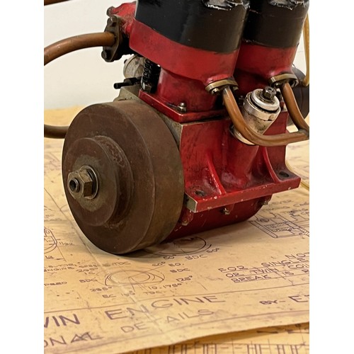 26 - Model Engineering, a vintage boat power unit. A 1950’s two cylinder Seagull Engine designed by Edgar... 