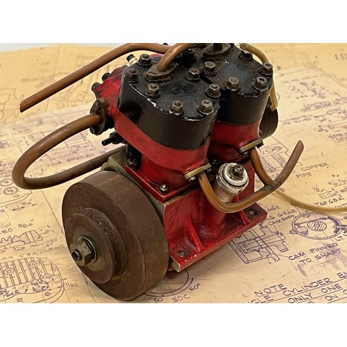 26 - Model Engineering, a vintage boat power unit. A 1950’s two cylinder Seagull Engine designed by Edgar... 