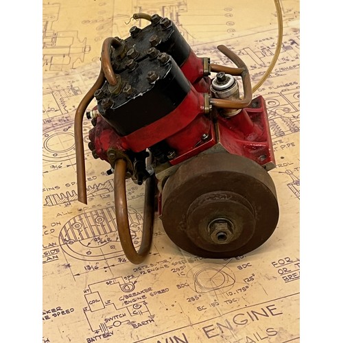 26 - Model Engineering, a vintage boat power unit. A 1950’s two cylinder Seagull Engine designed by Edgar... 