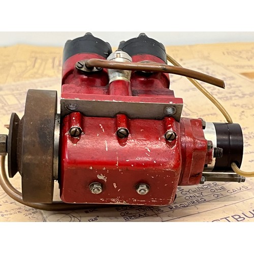 26 - Model Engineering, a vintage boat power unit. A 1950’s two cylinder Seagull Engine designed by Edgar... 