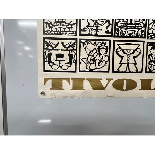 35 - Mid Century furnishing, classic 1979 Tivoli branded poster. 84 cm x 62 cm.

This lot is available fo... 