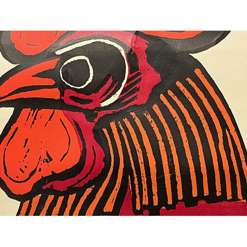 38 - Mid Century furnishing, classic 1970’s Gallery 5 Art poster of a Red Rooster.

This lot is available... 