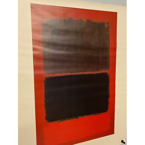 41 - Mid Century furnishing, classic Mark Rothko poster, fine art print. 76 cm x 60 cm.

This lot is avai... 