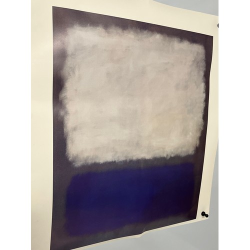 44 - Mid Century furnishing, classic Mark Rothko poster, print.

This lot is available for in-house shipp... 