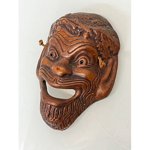 128 - Wall hanging tribal art mask.

This lot is available for in-house shipping