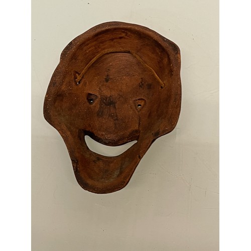 128 - Wall hanging tribal art mask.

This lot is available for in-house shipping