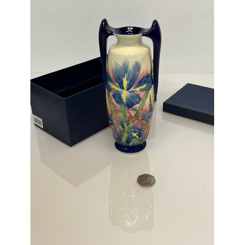 135 - Old Tupton Ware pottery, a two handled Art Nouveau design vase, boxed.

This lot is available for in... 