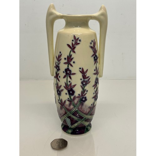 136 - Old Tupton Ware pottery, a two handled Art Nouveau design vase, boxed.

This lot is available for in... 