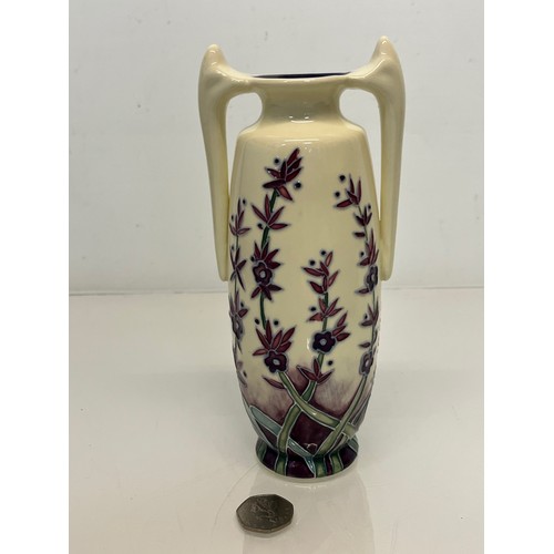 136 - Old Tupton Ware pottery, a two handled Art Nouveau design vase, boxed.

This lot is available for in... 