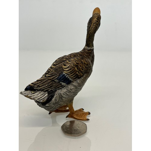 139 - Two cold painted brass figures of Ducks.

This lot is available for in-house shipping