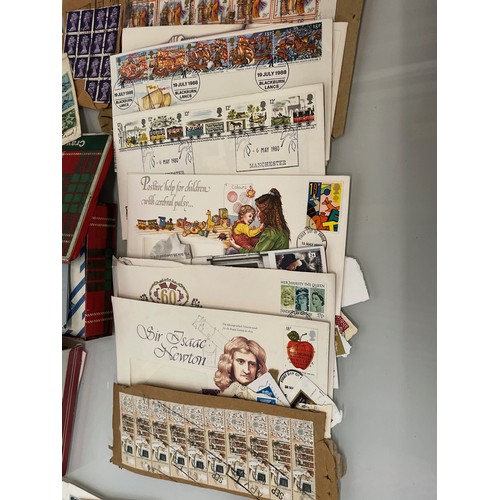 536 - Philately, collection of loose Stamps and first day covers.

This lot is available for in-house ship... 