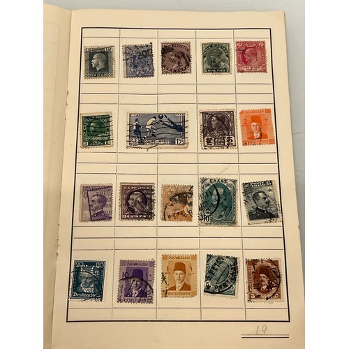 541 - Philately, an album of world Stamps and an envelope of loose stamps.

This lot is available for in-h... 