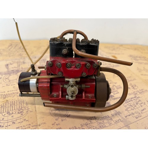 90 - Model Engineering, a vintage boat power unit. A 1950’s two cylinder Seagull Engine designed by Edgar... 