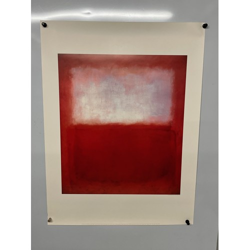 64 - Mid Century furnishing, classic Mark Rothko poster, print. 76 cm x 60 cm.

This lot is available for... 