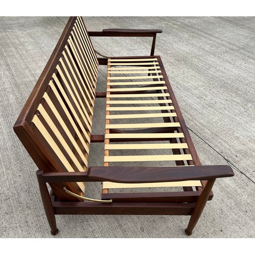 278 - Mid century furniture, classic Manhattan Sofa Bed designed by Guy Rogers 2m 5 cm wide x 90 cm deep 7... 