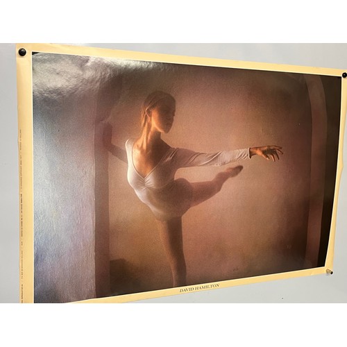 353 - Mid Century furnishing, classic 1977 Ballet Dancer David Hamilton poster. 92 cm x 62 cm.

This lot i... 