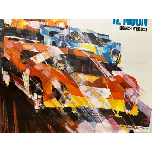 362 - Automobilia, 1972 motor racing poster by American artist Dexter Brown, 75.5 cm x 51cm.

This lot is ... 