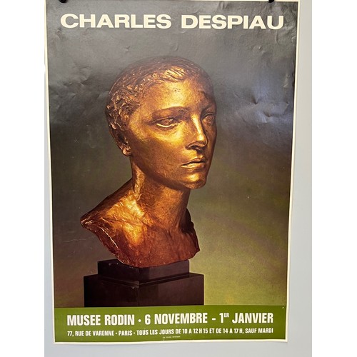 34 - 1970’s Parisian exhibition poster for French Sculptor Charles Despiau.

This lot is available for in... 