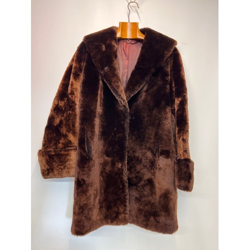 94 - Ladies full length fur coat.

This lot is available for in-house shipping