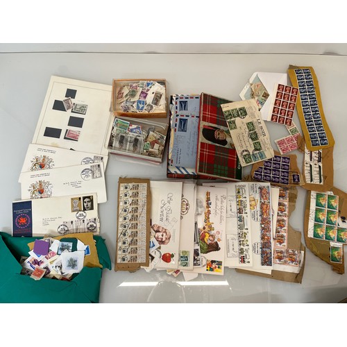 10 - Philately, collection of loose Stamps and first day covers.

This lot is available for in-house ship... 