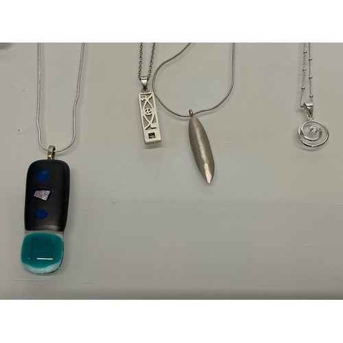 4 - A collection of contemporary jewellery some items are unmarked.

This lot is available for in-house ... 