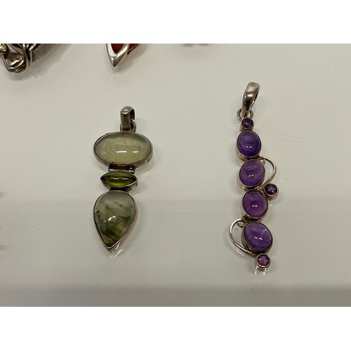 6 - A collection of contemporary jewellery some items are unmarked.

This lot is available for in-house ... 