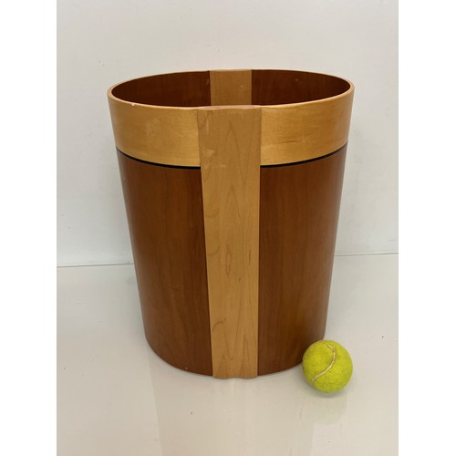 114 - Wooden waste bin.

This lot is available for in-house shipping