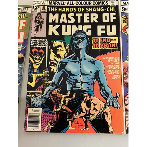 122 - Marvel and DC superhero comics, part of a large collection, Karate Kid, Master of Kung Fu and kung F... 