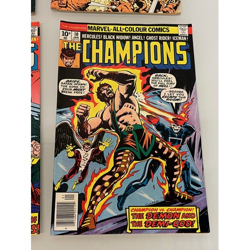 125 - Marvel and DC superhero comics, part of a large collection, Strange Tales, Dr Strange and The Champi... 