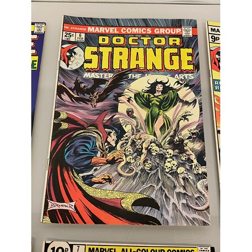 125 - Marvel and DC superhero comics, part of a large collection, Strange Tales, Dr Strange and The Champi... 