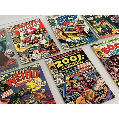 126 - Marvel and DC superhero comics, part of a large collection, Metal Men, Human Fly, Weird, 2001 Space ... 