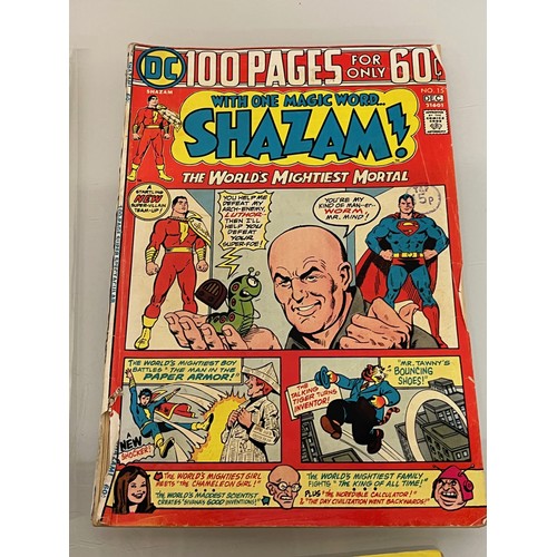 127 - Marvel and DC superhero comics, part of a large collection, Shazam, Omega and The Inhumans.

This lo... 