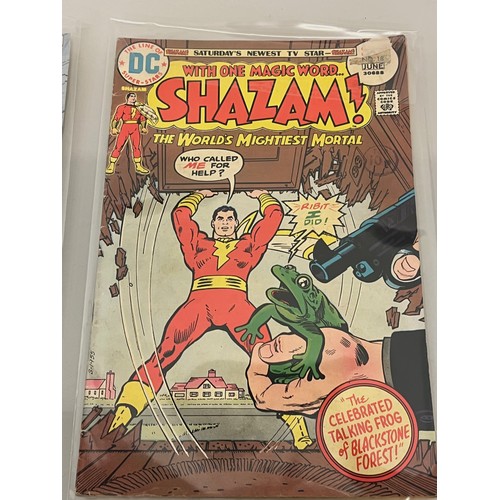 127 - Marvel and DC superhero comics, part of a large collection, Shazam, Omega and The Inhumans.

This lo... 