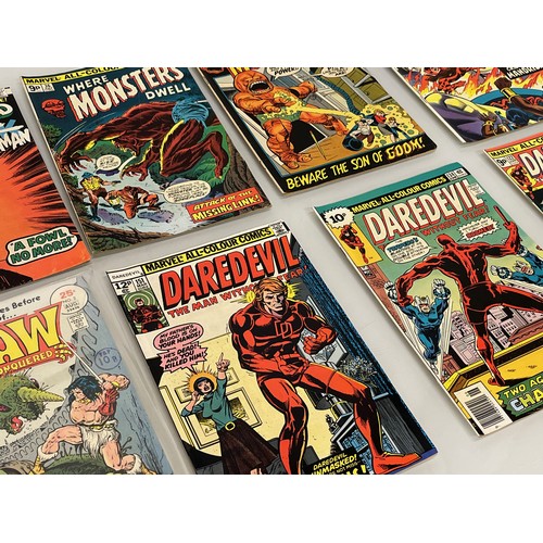 129 - Marvel and DC superhero comics, part of a large collection, Howard the Human, Where Monsters Dwell, ... 