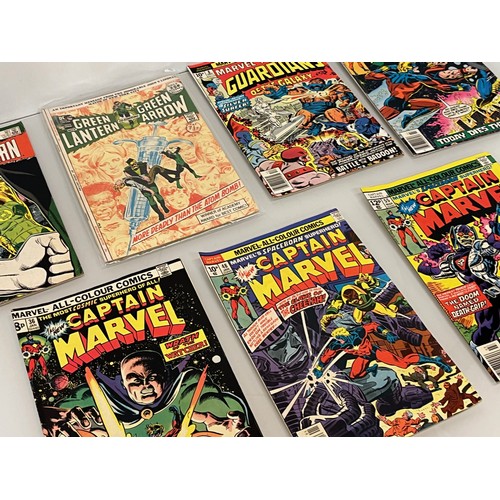 130 - Marvel and DC superhero comics, part of a large collection, Green Lantern, Green Arrow, Guardians of... 