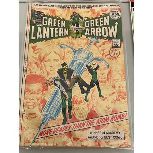 130 - Marvel and DC superhero comics, part of a large collection, Green Lantern, Green Arrow, Guardians of... 