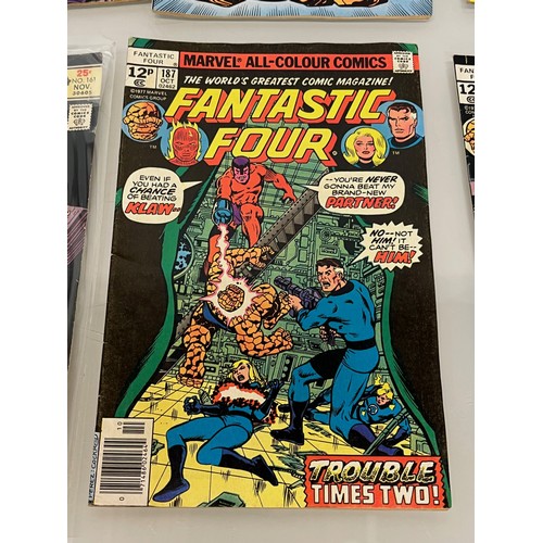 133 - Marvel and DC superhero comics, part of a large collection, The Fantastic Four, Fighting Forces and ... 