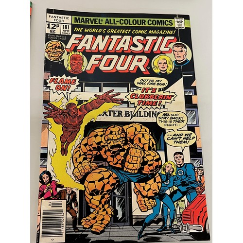 133 - Marvel and DC superhero comics, part of a large collection, The Fantastic Four, Fighting Forces and ... 