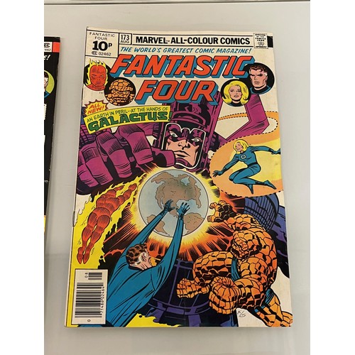 133 - Marvel and DC superhero comics, part of a large collection, The Fantastic Four, Fighting Forces and ... 