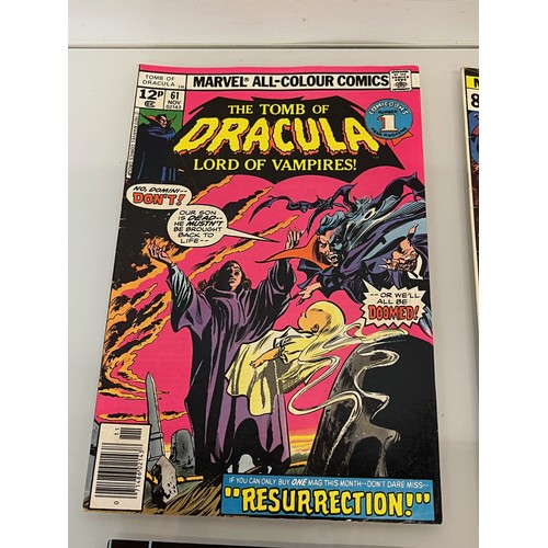 134 - Marvel and DC superhero comics, part of a large collection, Tomb of Dracula, The Defenders, The Term... 